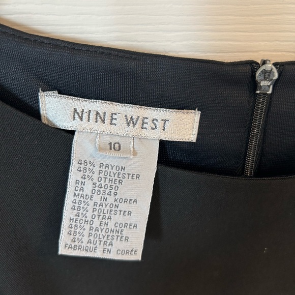 Nine West Black Sleeveless Sheath Dress - Picture 2 of 3